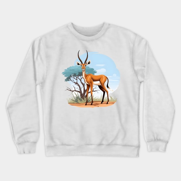 Springbok Crewneck Sweatshirt by zooleisurelife